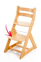 Podnožka k rostoucí židli
