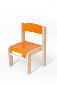 Židle LUCA pro mateřské školy (oranžová, 26)