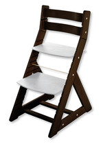 Rostoucí židle ALMA - standard (wenge, světle šedá)