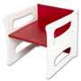 Dětská židle TETRA 3v1 bílá (červená)