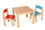 Dětský stolek LUCAS + židličky LUCA (červená, modrá)